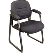 Office Star Executive Guest Chairs, Black
