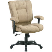 Office Star Microsuede Manager's Chair, Tan
