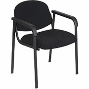 Office Star - Visitors Chair, Midnight Black