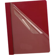 Oxford Clear-Front Report Cover, Red