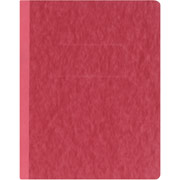 Oxford Pressboard Report Cover with Fastener, 8 1/2" x 11", Executive Red