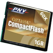 PNY 1GB Optima High-Speed CompactFlash (CF) Card