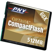 PNY 512MB Optima High-Speed CompactFlash (CF) Card