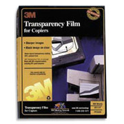 Paper-Backed, Clear Transparency Film by 3M, PP2410, 100/Pack