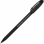 PaperMate ComfortMate Ballpoint Pens, Fine Point, Black, Dozen