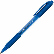 PaperMate ComfortMate Grip Retractable Ballpoint Pen, Medium Point, Blue, Dozen