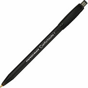 PaperMate ComfortMate Retractable Ballpoint Pens, Fine Point, Black, Dozen