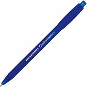 PaperMate ComfortMate Retractable Ballpoint Pens, Fine Point, Blue, Dozen