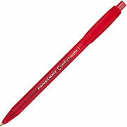 PaperMate ComfortMate Retractable Ballpoint Pens, Fine Point, Red, Dozen