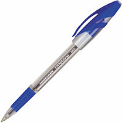 PaperMate Dynagrip Stick Pens, Fine Point, Blue, Dozen