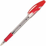 PaperMate Dynagrip Stick Pens, Medium Point, Red, Dozen