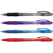 PaperMate Profile Ballpoint Stick Pens, Bold Point, Assorted, 4/Pack