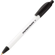 Papermate Retractable Ballpoint Pen, Medium Point, Black, Dozen