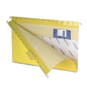 Pendaflex 5 Tab Hanging Files, Legal, Yellow, 25/Box