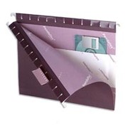 Pendaflex 5 Tab Hanging Files, Letter, Burgundy, 25/Box