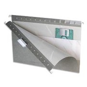 Pendaflex 5 Tab Hanging Files, Letter, Gray, 25/Box