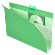 Pendaflex Box-Bottom Colored Hanging Folders, Legal, Bright Green, 2" Expansion, 25/Box