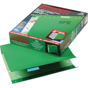 Pendaflex Box-Bottom Colored Hanging Folders,  Letter, Bright Green, 2" Expansion, 25/Box