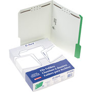 Pendaflex Colored Fastener Folders, Letter, Green, 50/Box