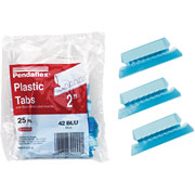 Pendaflex Colored Index Tabs for Hanging File Folders, Blue, 5 Tab, 2" Long