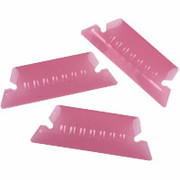 Pendaflex Colored Index Tabs for Hanging File Folders, Pink, 5 Tab, 2" Long