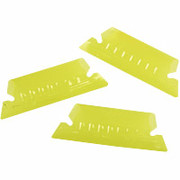 Pendaflex Colored Index Tabs for Hanging File Folders, Yellow, 3 Tab, 3 1/2" Long