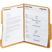 Pendaflex Fastener Folders, Letter, Positions 1 & 3, Kraft, 50/Box