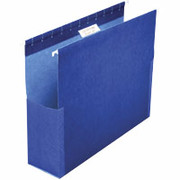 Pendaflex Hanging Pockets, Legal, 2" Expansion, Blue, 25/Box
