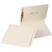 Pendaflex Manila Heavy-Duty Laminated End Tab Fastener Folders, Letter, 2 Fasteners, 50/Box