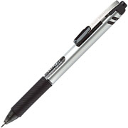 Pentel EnerGel Liquid Gel-Ink Pens, Metal Tip, Medium Point, Black Dozen