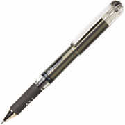 Pentel Hybrid Gel Grip DX Pens, Medium Point, Black, Dozen