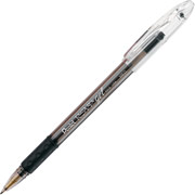 Pentel R.V.S.P. Gel-Ink Pens, Medium Point, Black, Dozen