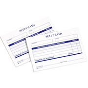 Petty-Cash Receipt Book, 5" x 3-2/5", 1 Part