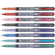 Pilot Liquid Ink VRazor Point Pen, X-Fine Point, Assorted, 8 Pack