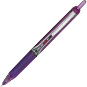 Pilot Precise V5 Retractable Rollerball Pens, X-Fine Point, Purple, Dozen