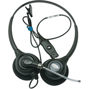 Plantronics H261 Supra Plus Binaural Headset with Voice-Tube Mic