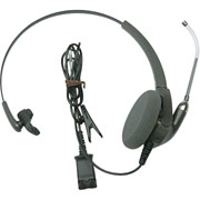 Plantronics H91 Encore Monaural Headset with Voice-Tube Mic