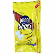 Pledge Lemon Wipes with Cleansing Conditioners, 18/pack