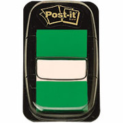 Post-it 1" Green Flags, 12/Pack