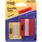 Post-it 2" Red & Yellow Durable Index Tabs, 44/Pack