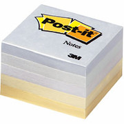 Post-it 3" x 3" Assorted Classic Flat Notes
