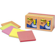 Post-it 3" x 3" Assorted Neon Pop-up Notes