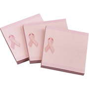 Post-it 3" x 3" Breast Cancer Awareness Super Sticky Notes