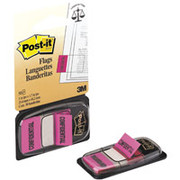 Post-it "Confidential" Pink Flags, 50/Pack