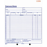 Purchase Order Books, 8-3/8" x 10-11/16", 3-Part