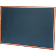 Quartet 4x6 Black Magnetic Chalkboard w/Oak Frame