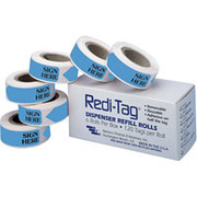 Redi-Tag "Sign Here" Blue Arrow Flags, 720/Box