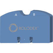 Rolodex A-Z Card File Index Tabs, 3" x 5", 24/Pack