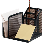 Rolodex Expressions Black Wire Mesh Desk Director