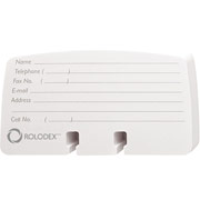 Rolodex Petite Ruled Cards, 2 1/4" x 4", 100/Pack